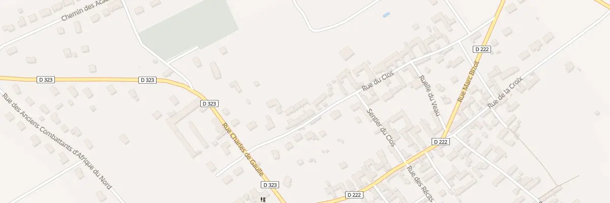 Plan du 7 Rue du Clos à Michery