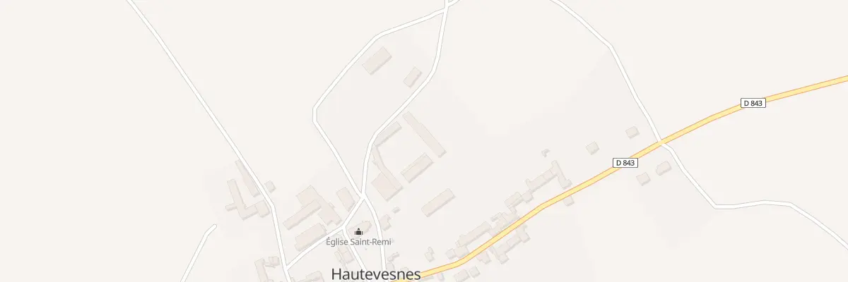 Plan du 4 Rue du Plateau à Hautevesnes