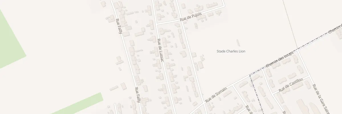 Plan du 18 Rue de Lussac à Auberchicourt