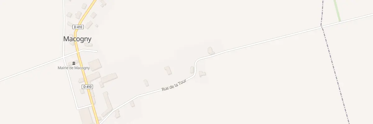 Plan du 3 Rue de la Tour à Macogny