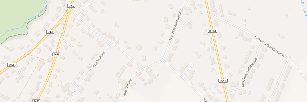Plan du 6 Rue de la Madeleine à Rebais