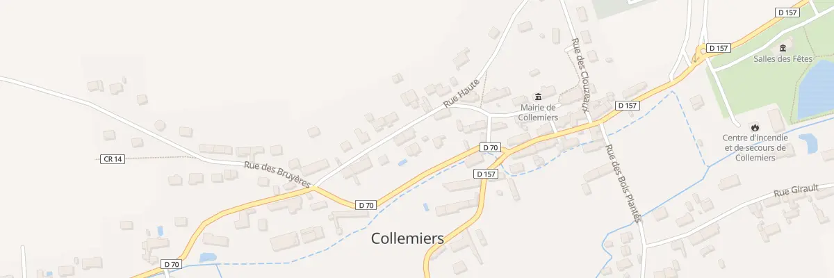 Plan du 9 Rue Haute à Collemiers