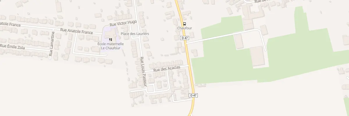 Plan du 8 Rue des Acacias à Auberchicourt