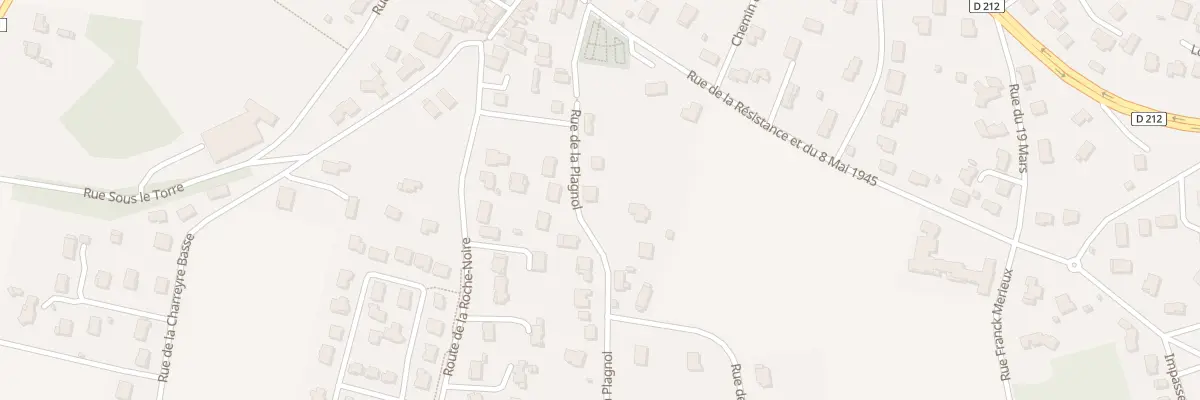 Plan du 7 Rue de la Plagnol à Pérignat-sur-Allier
