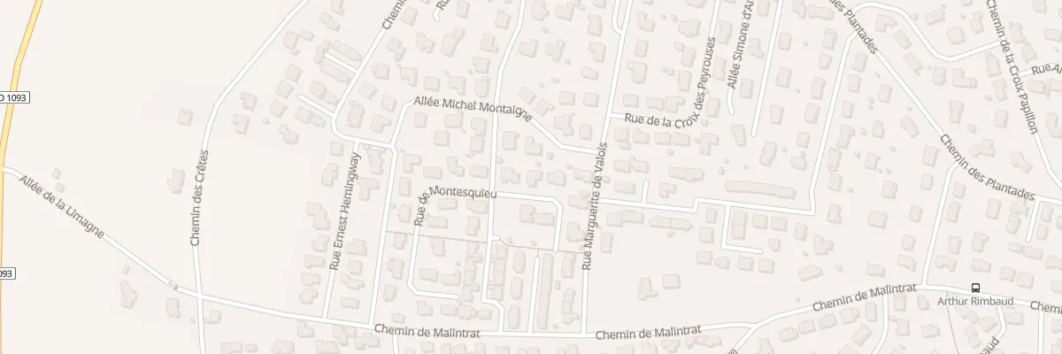 Plan du 42 Rue Charles de Montesquieu à Pont-du-Château