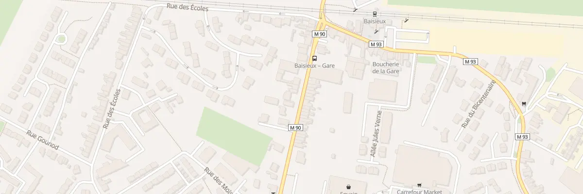 Plan du 93 Rue Louis Deffontaines à Baisieux