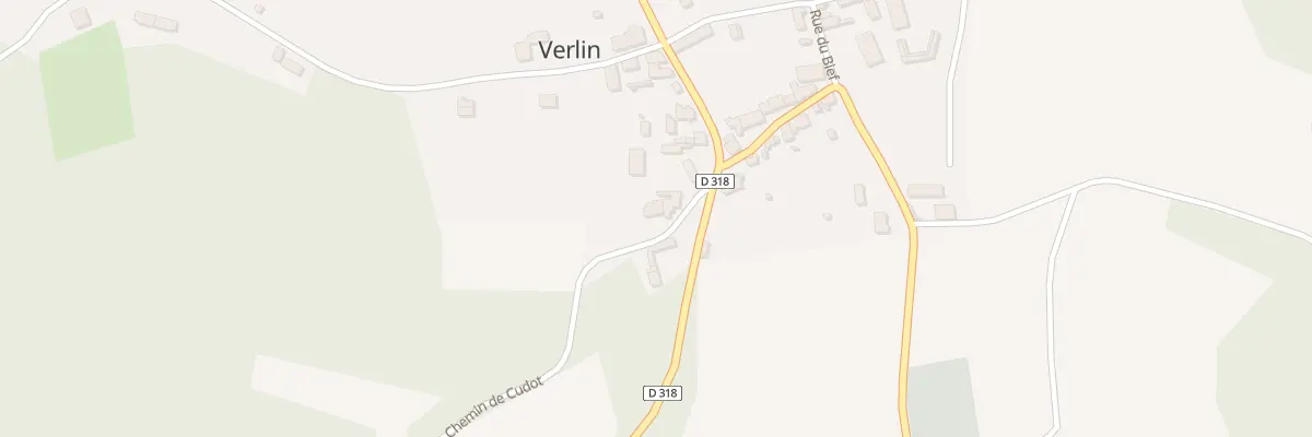 Plan du 14 Rue de Cudot à Verlin