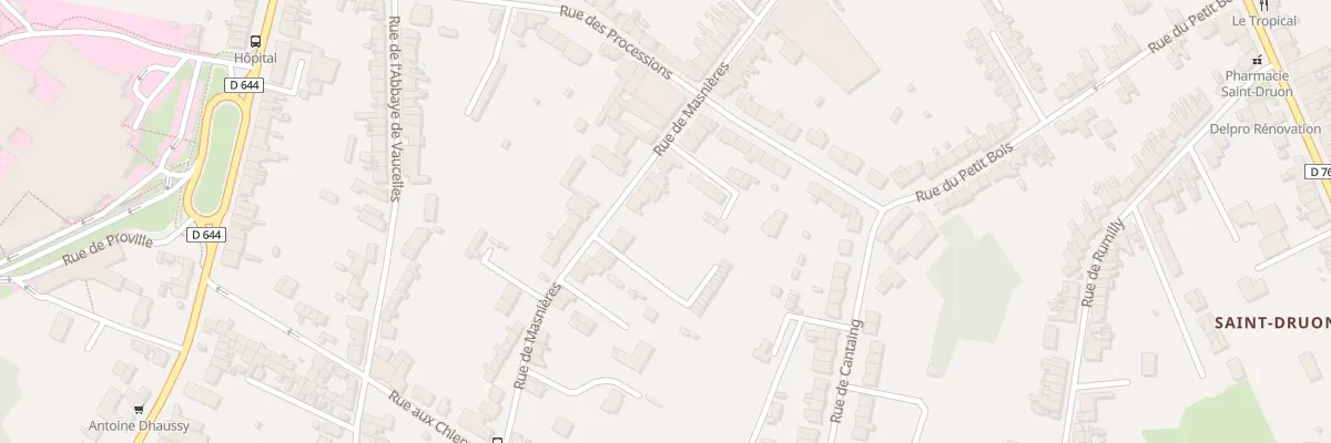 Plan du 63 Rue de Masnières à Cambrai
