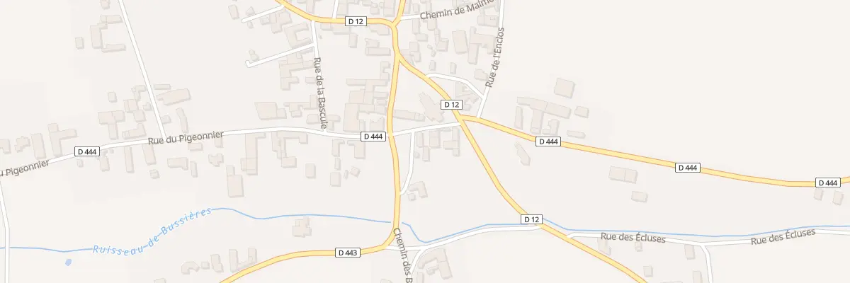 Plan du 1 Rue du Pigeonnier à Bussières-et-Pruns