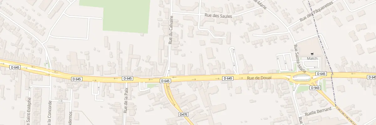 Plan du 60A Rue de Douai à Auberchicourt