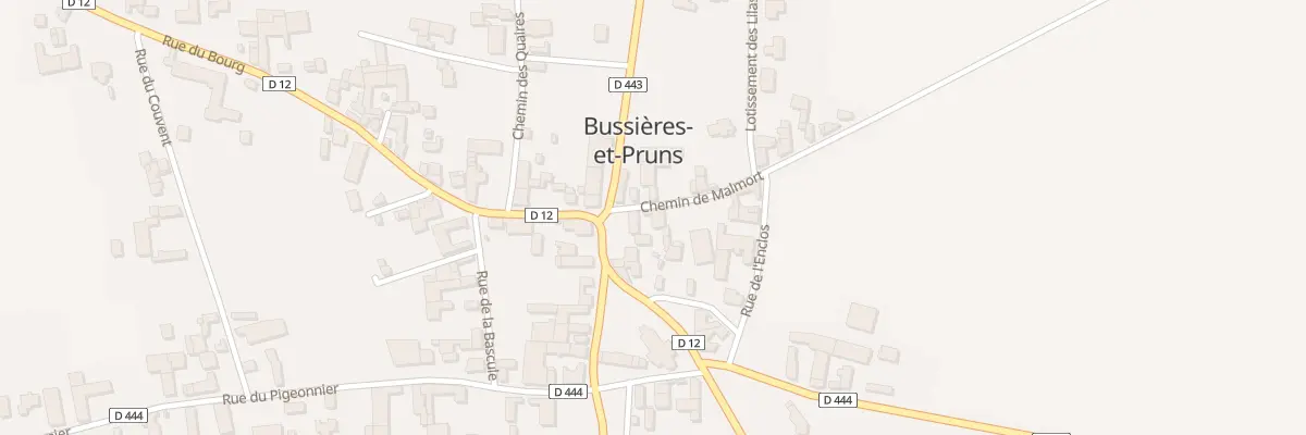 Plan du 4 Che de Malmort à Bussières-et-Pruns