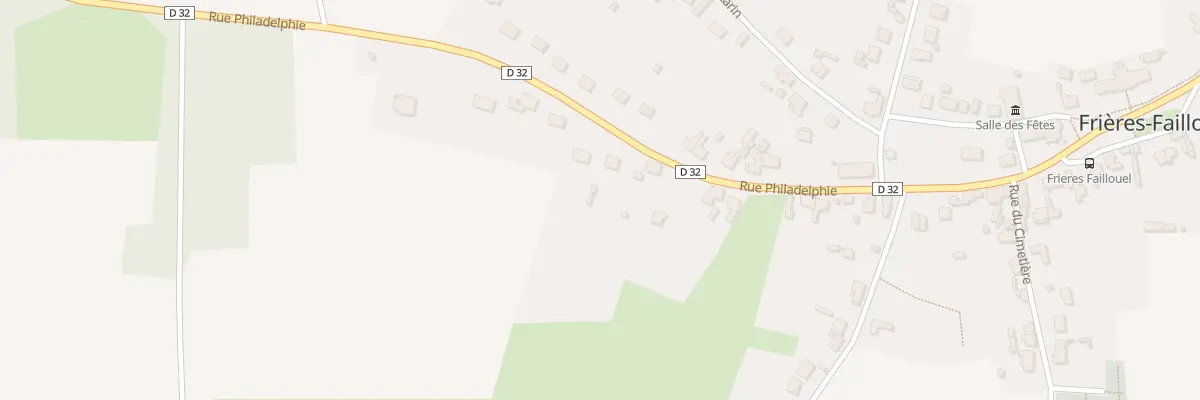 Plan du 65 Rue de Philadelphie à Frières-Faillouël