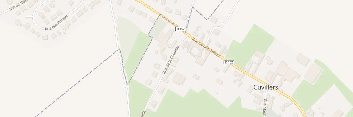 Plan du 5 Rue de la Chapelle à Cuvillers