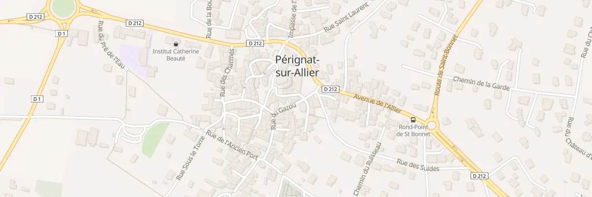 Plan du 6 Rue des Fours à Pérignat-sur-Allier