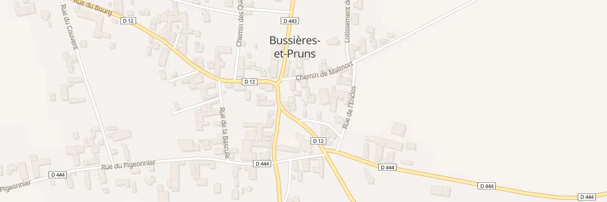 Plan du 13 Pl de l’Eglise à Bussières-et-Pruns