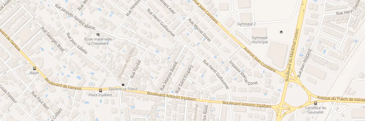 Plan du 18 Rue Maryse Bastié à Béziers
