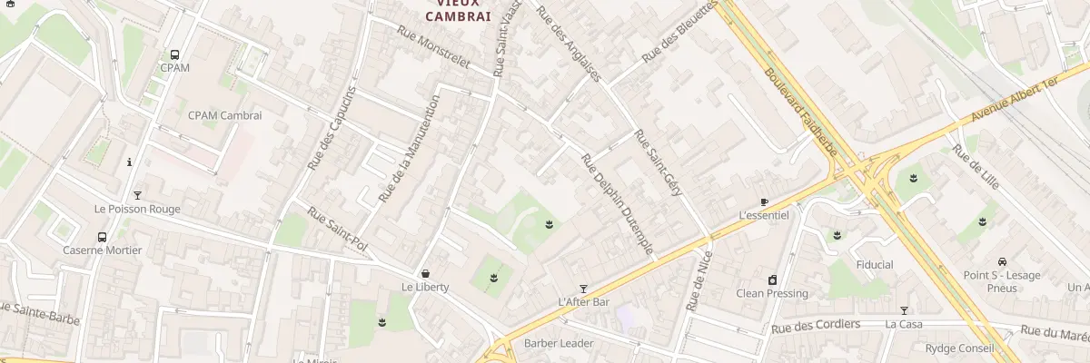 Plan du 8 Imp aux Dez à Cambrai