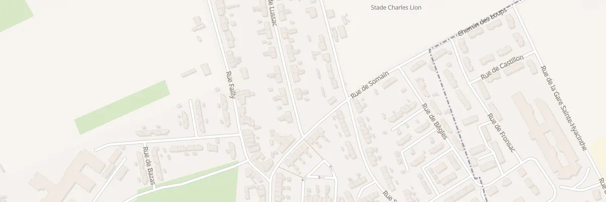 Plan du 2 Rue de Lussac à Auberchicourt