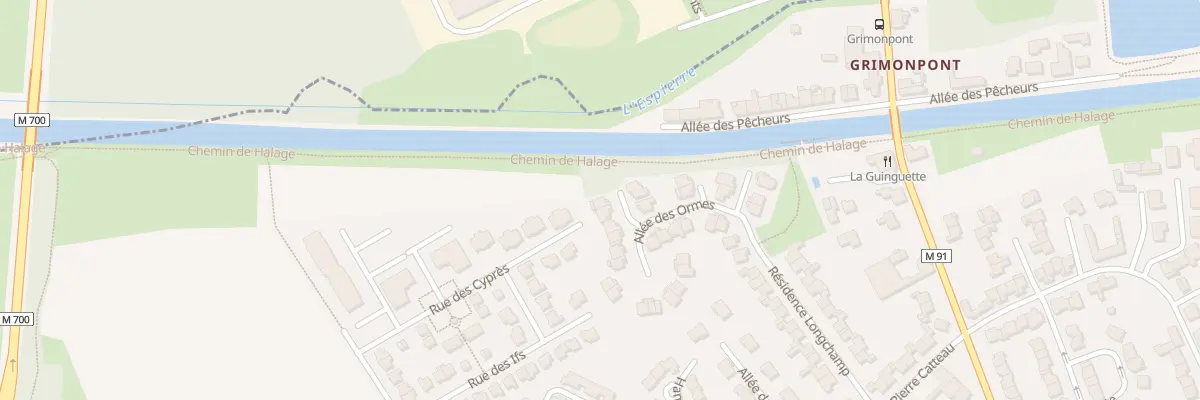 Plan du 40 All des Ormes à Leers