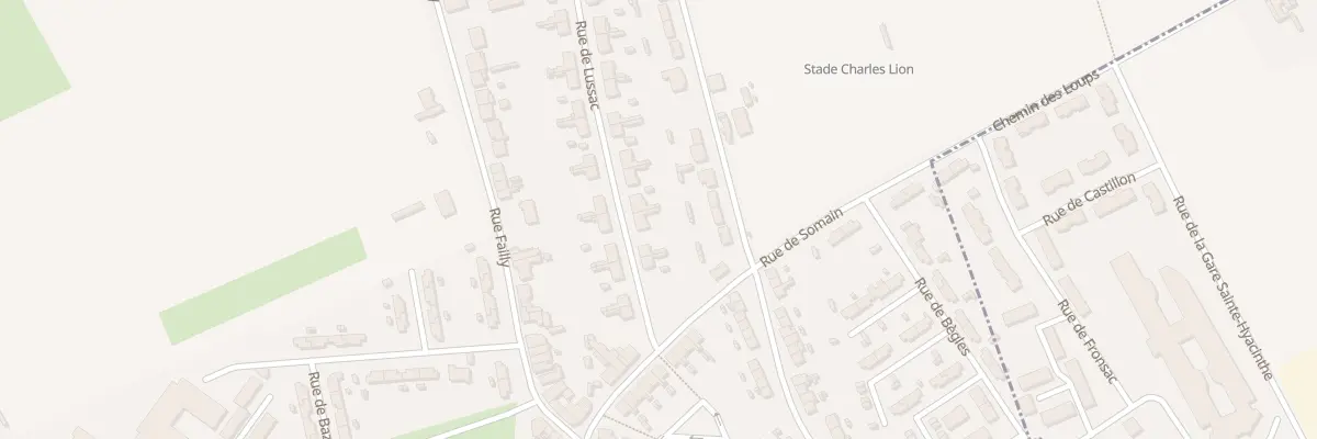 Plan du 6 Rue de Lussac à Auberchicourt