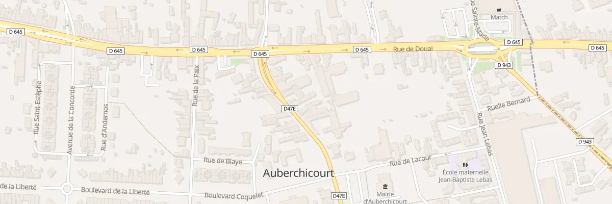 Plan du 15B Rue Bernonville à Auberchicourt