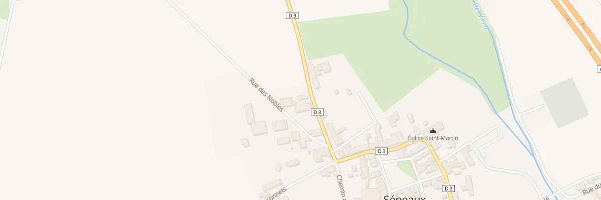 Plan du 1A Rte de Precy sur Vrin à Sépeaux-Saint Romain