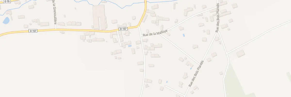Plan du 3 Rue de la Tuilerie à Collemiers