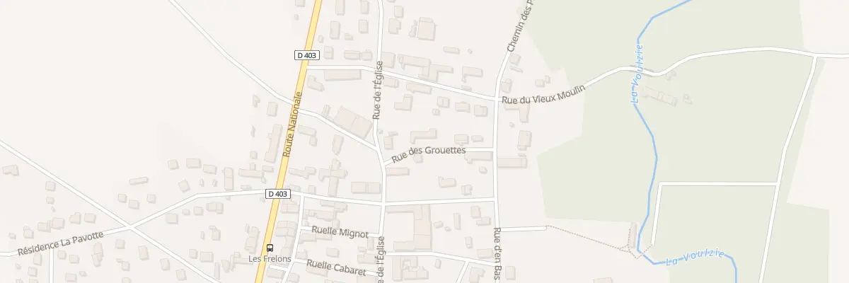 Plan du 1 Rue des Grouettes à Jutigny