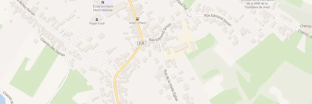 Plan du 26 Rue de la Vieille Eglise à Vred