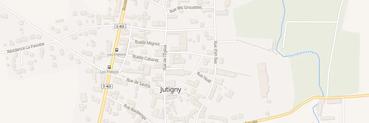Plan du 9 Rue de l’Église à Jutigny