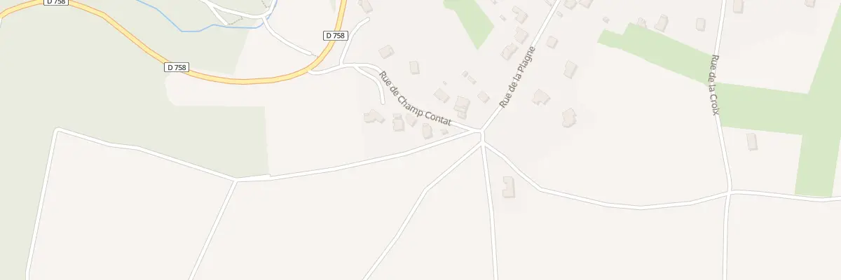 Plan du 5539 Rue de Champ Contat à Saint-Maurice