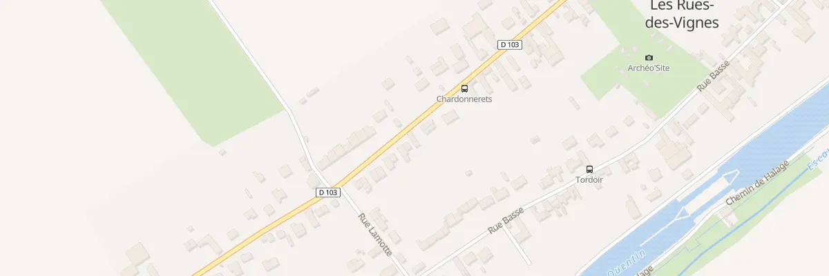 Plan du 1140 Rue Haute aux Rues-des-Vignes
