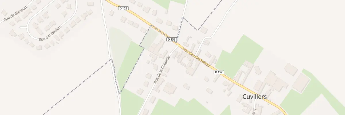 Plan du 4 Rue Camille Tribou à Cuvillers