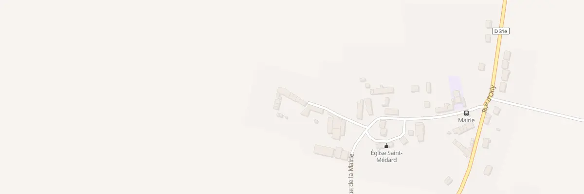 Plan du 4 Cr de la Garenniere à Bussières