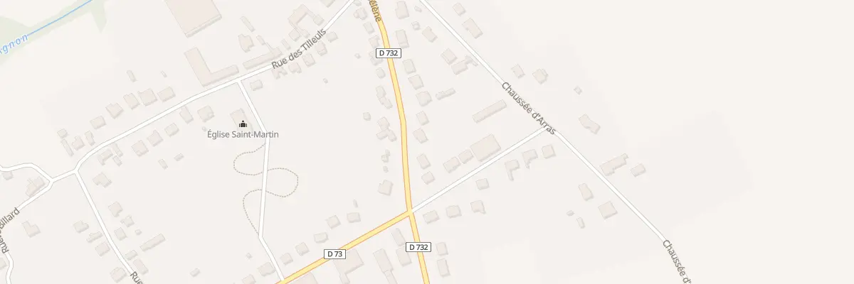 Plan du 9001 Rue de Sainte-Héléne à Pontruet
