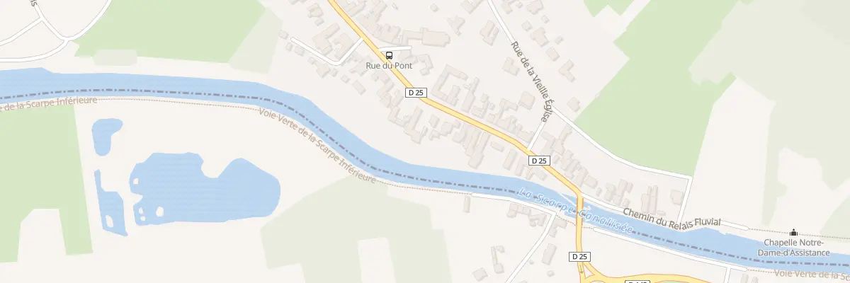 Plan du 175 Rue du Pont à Vred