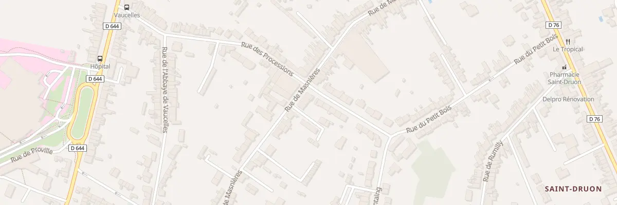 Plan du 47 Rue de Masnières à Cambrai