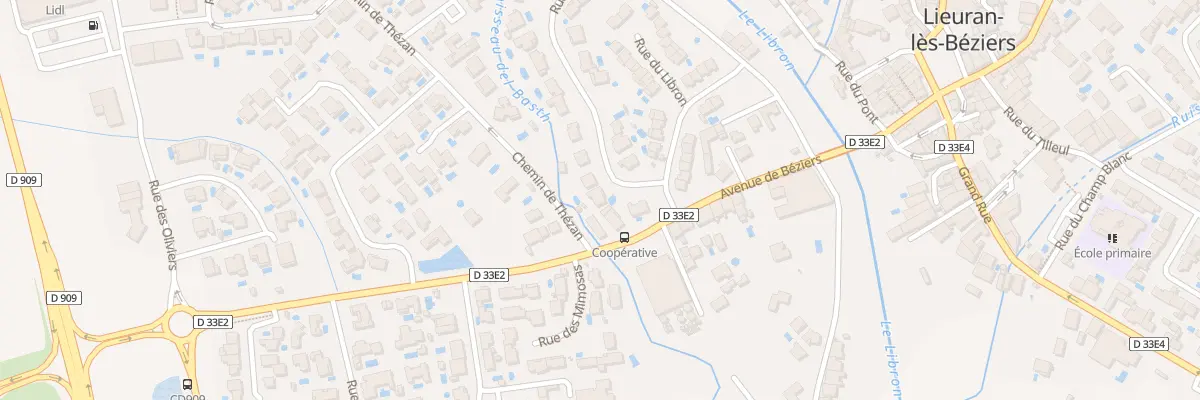 Plan du 3 Rue Costebelle à Lieuran-lès-Béziers