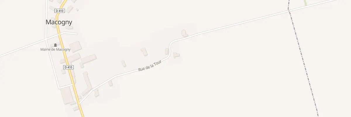 Plan du 10 Rue de la Tour à Macogny