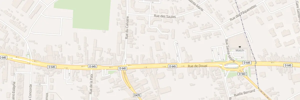 Plan du 56 Rue de Douai à Auberchicourt