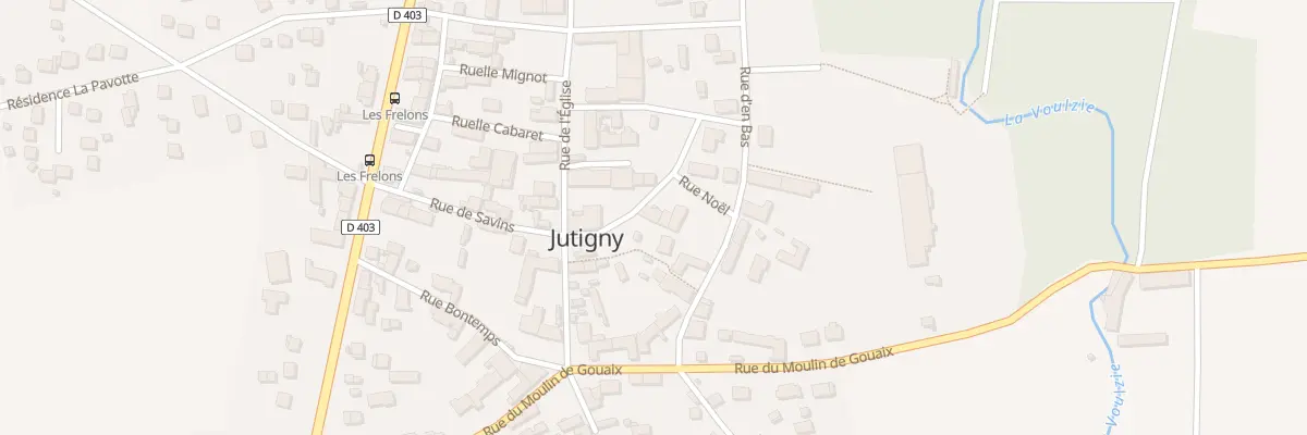 Plan du 2 Rue de Savins à Jutigny