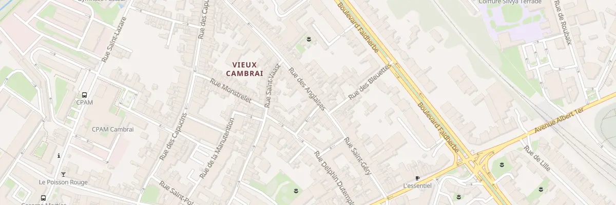 Plan du 3 Rue des Anglaises à Cambrai