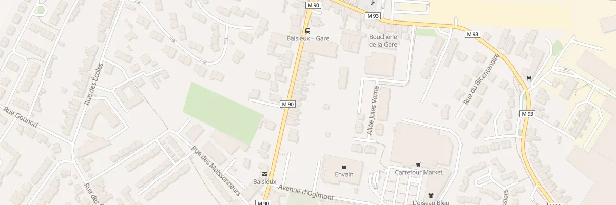 Plan du 74 Rue Louis Deffontaines à Baisieux