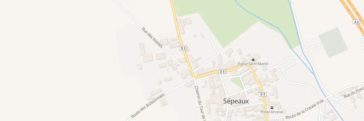 Plan du 1 Pl de la Poste à Sépeaux-Saint Romain