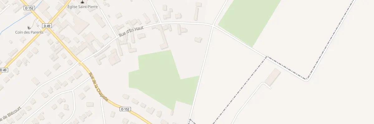 Plan du 275 Rue d’En Haut à Bantigny