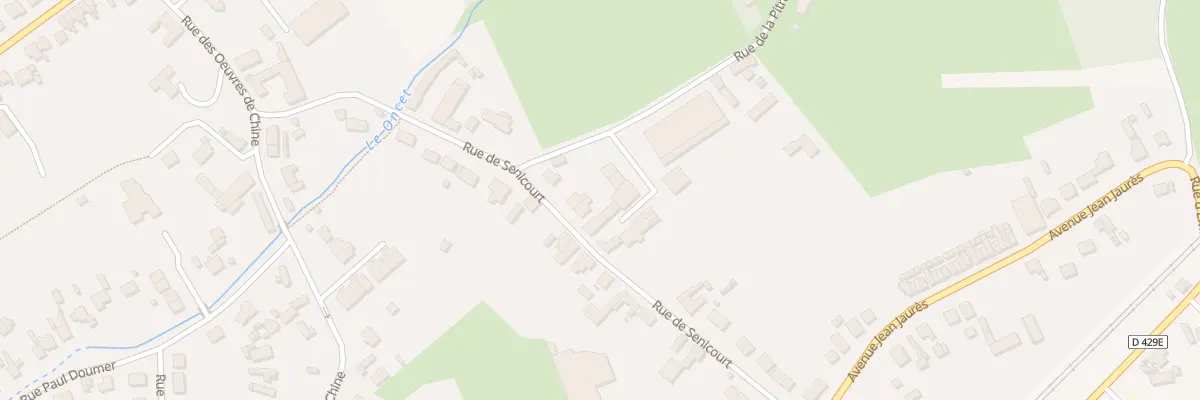 Plan du 14 Rue de Sénicourt à Chauny
