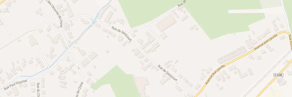 Plan du 12 Rue de Sénicourt à Chauny