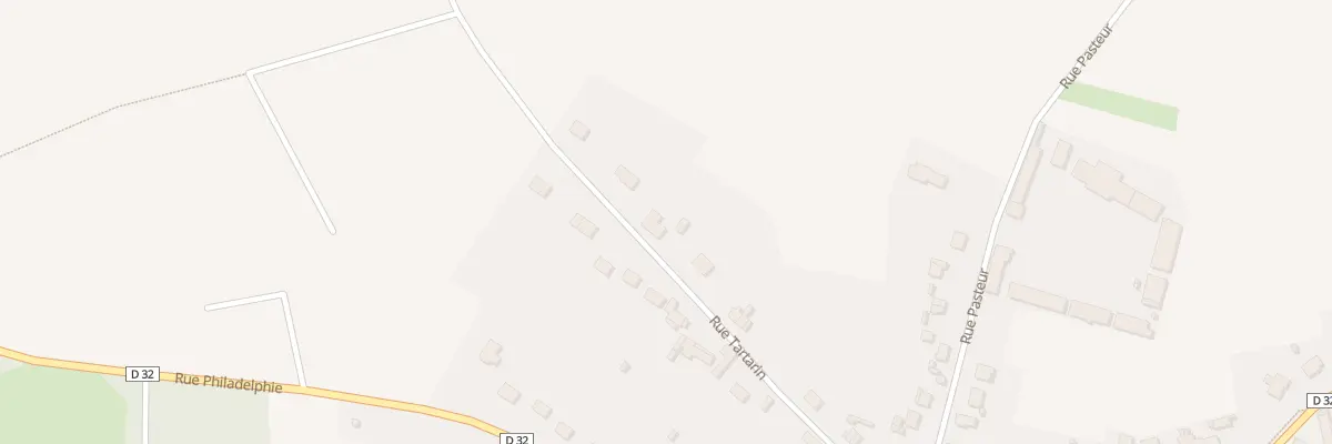 Plan du 20 Rue Tartarin à Frières-Faillouël