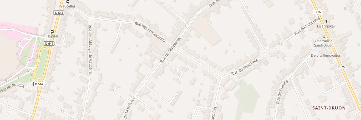 Plan du 87 Rue du Petit Bois à Cambrai