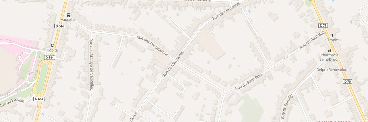 Plan du 45 Rue de Masnières à Cambrai